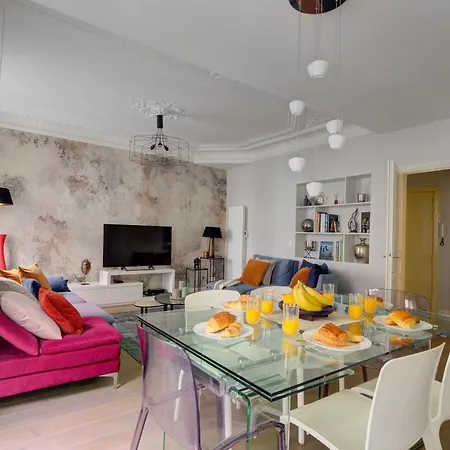 شقة Bnbnova - 3br - Arc De Triomphe & Theatre Marigny باريس